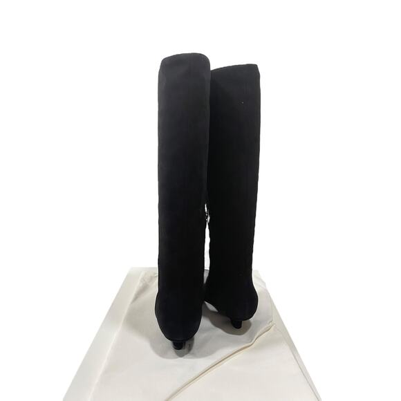 TOTEME Suede Sharp 40 Knee High Boot Black Size 38 - Picture 5 of 8